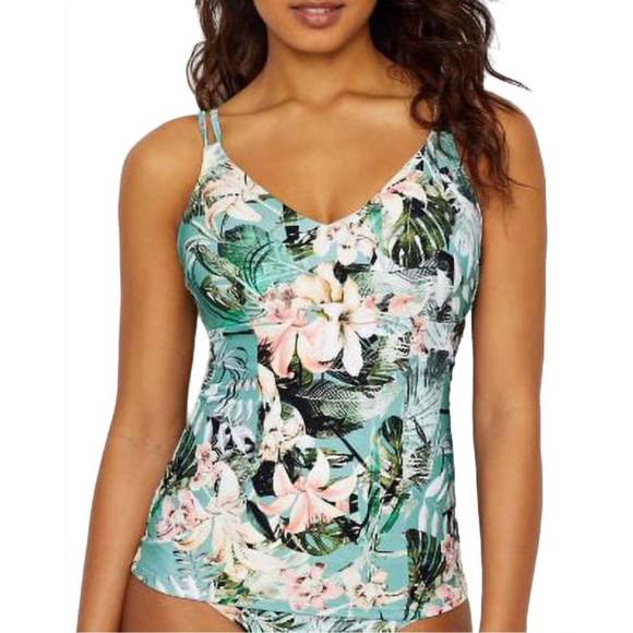 NEW AZURA sanctum bralette tankini top in moss - Picture 1 of 2